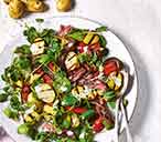 Peppered steak and potato salad | Tesco Real Food