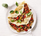 Aubergine pancakes | Tesco Real Food