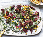 Beetroot with Herby Tzatziki Recipe | Starter Recipes | Tesco Real Food