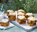 Carrot cake squares | Tesco Real Food