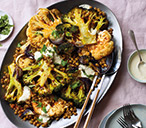 Roasted Broccoli with Lentils Recipe | Vegan Recipes | Tesco Real Food