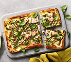 Charred Courgette And Salmon Tart | Tart Recipes | Tesco Real Food