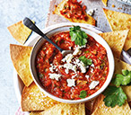Charred Tomato Dip Recipe | Healthy Snack Recipes | Tesco Real Food