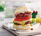 Cheese and Pickle Burgers Recipe | Beef Recipes | Tesco Real Food