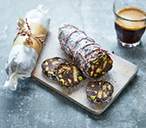 Christmas Pudding Chocolate Salami Recipe | Edible Gifts | Tesco Real Food