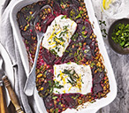 Cod, Lentil And Beetroot Traybake Recipe | Cod Recipes | Tesco Real Food
