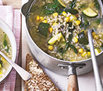 Brown Rice and Courgette Soup Recipe | Tesco Real Food