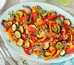 Roasted pepper and courgette salad | Tesco Real Food