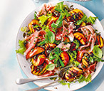 Griddled Nectarine and Ham Salad Recipe | Tesco Real Food