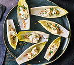 Goat's Cheese Chicory Boats | Christmas Party Food | Tesco Real Food