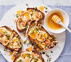 Honey and Goat's Cheese Bruschetta Recipe | Tesco Real Food