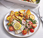 Mediterranean Fish Traybake Recipe | Tesco Real Food