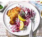 Pork Schnitzels With Slaw Recipe | Schnitzel Recipes | Tesco Real Food
