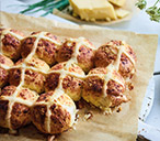 Triple Cheese Hot Cross Buns Recipe | Easter Baking | Tesco Real Food