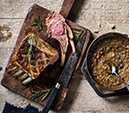 Roast Rack of Lamb With Shallot Sauce | Lamb Recipes | Tesco Real Food