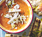 Speedy red pepper and feta dip | Tesco Real Food