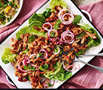Sticky Pimm’s-glazed pulled chicken | Tesco Real Food