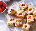 Strawberry Blondies Recipe | Strawberry Recipes | Tesco Real Food