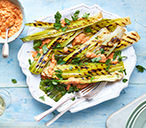 Charred Leeks With Romesco Sauce | Leek Recipes | Tesco Real Food