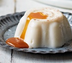 Coconut milk jellies with burnt caramel sauce | Tesco Real Food