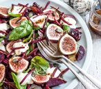 Goat's curd, fig and beetroot salad | Tesco Real Food