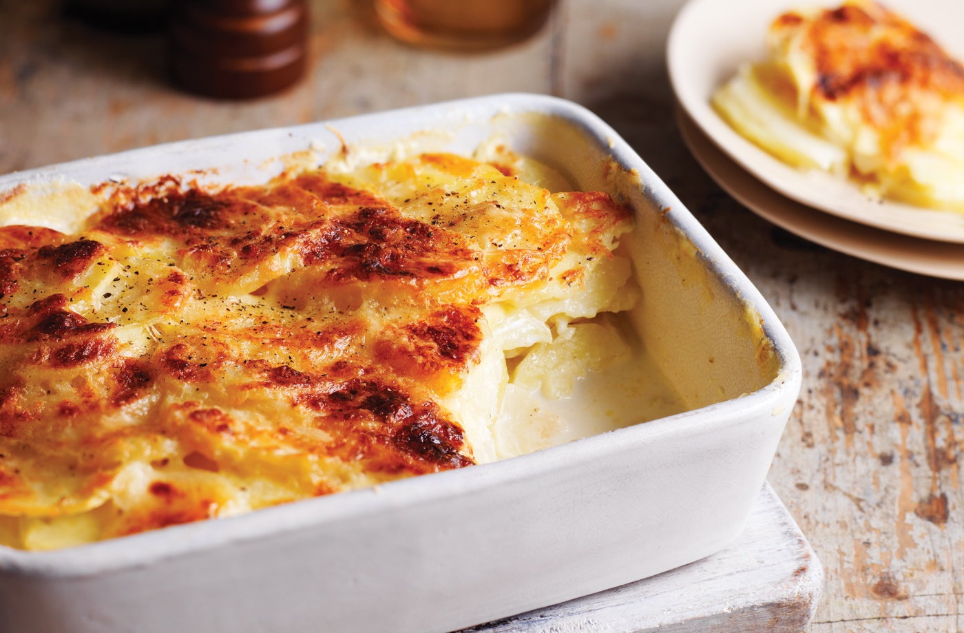 Celeriac and potato dauphinoise Tesco Real Food
