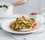 Tricolour scrambled eggs | Tesco Real Food