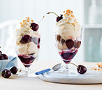 Cherry Chocolate Fudge Sundae | Ice Cream Recipes | Tesco Real Food