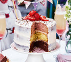 Neapolitan Layer Cake Recipe | Dessert Recipes | Tesco Real Food