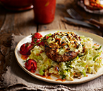 Cheesy stuffed mushrooms with leek mash | Tesco Real Food