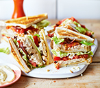 Classic Chicken Club Sandwich Recipe | Sandwich Recipes | Tesco Real Food