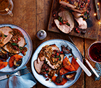 Chorizo-stuffed beef with roasted garlic sauce | Tesco Real Food
