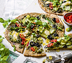 Courgette & Broccoli Pizzas | Pizza Recipes | Tesco Real Food