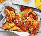 Satay Fritters | Vegetarian Recipes | Tesco Real Food