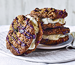 Fruity banana ice cream sandwiches | Tesco Real Food