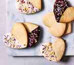 Funfetti heart biscuits | Tesco Real Food