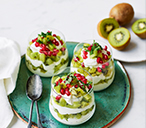 Kiwi and coconut parfait | Tesco Real Food