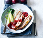 Roast Pork Belly with Plum Sauce Recipe | Tesco Real Food