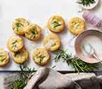 Rosemary shortbreads with lemon icing | Tesco Real Food