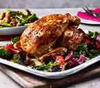 Spiced roast chicken with crushed potatoes | Tesco Real Food