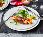 Minute steak rolls with seasonal veg | Tesco Real Food