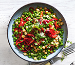 Stir-Fried Peas With Smoky Peppers | Side Dish Recipes | Tesco Real Food