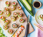 Inside-Out Sushi Rolls Recipe | Snack Ideas | Tesco Real Food