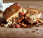 Boston bean Cheddar cheese toastie | Tesco Real Food