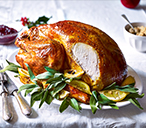 Classic whole roast turkey with sage and black pepper butter | Tesco Real Food
