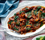 Slow-cooked brisket with green salsa | Tesco Real Food