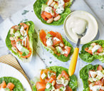 Smoked Salmon Lettuce Cups | Gluten Free Recipes | Tesco Real Food
