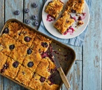 Blueberry Crumble Squares Recipe | Blueberry Recipes | Tesco Real Food