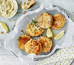 Mini salmon, broccoli and egg fishcakes | Tesco Real Food