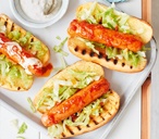 Buffalo Hot Dogs | Pork Recipes | Tesco Real Food